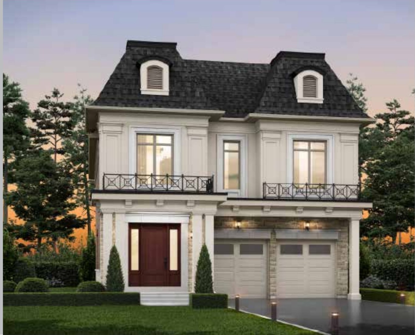 CountryWide Adrian Elevation A exterior rendering