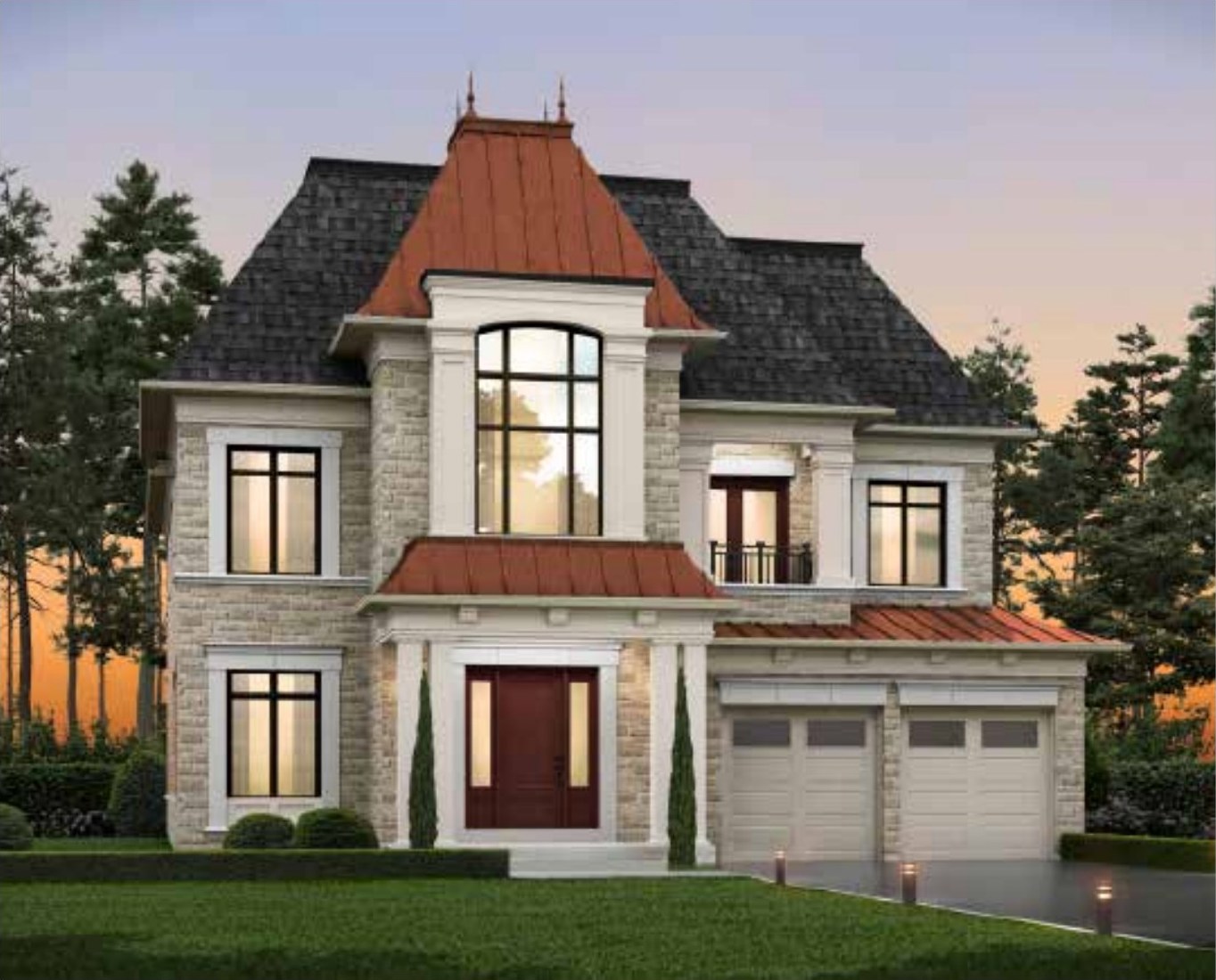 CountryWide Andrew Elevation A exterior rendering